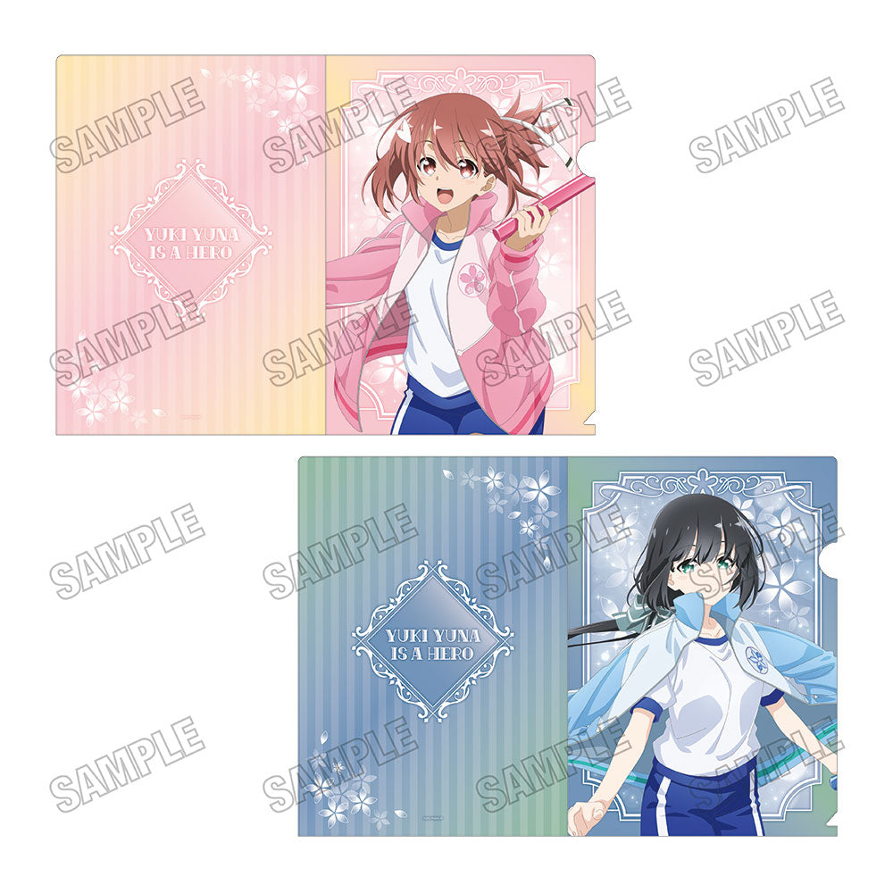 Yuki Yuna is a Hero Original Illustration Clear File Set Baton of Courage Exhibition Ver. A - Re-ment figures wholesale