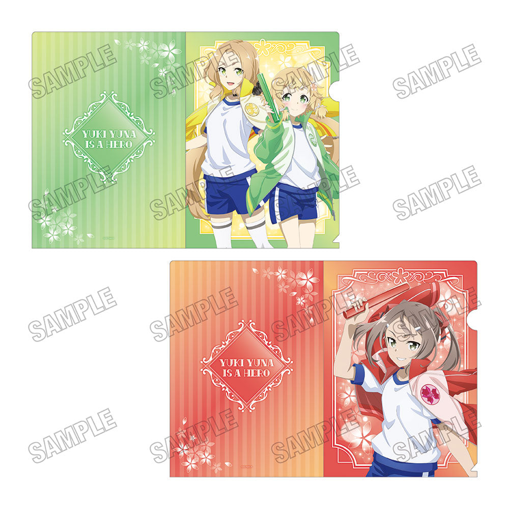 Yuki Yuna is a Hero Original Illustration Clear File Set Baton of Courage Exhibition Ver. B - ORANGE ROUGE figures wholesale