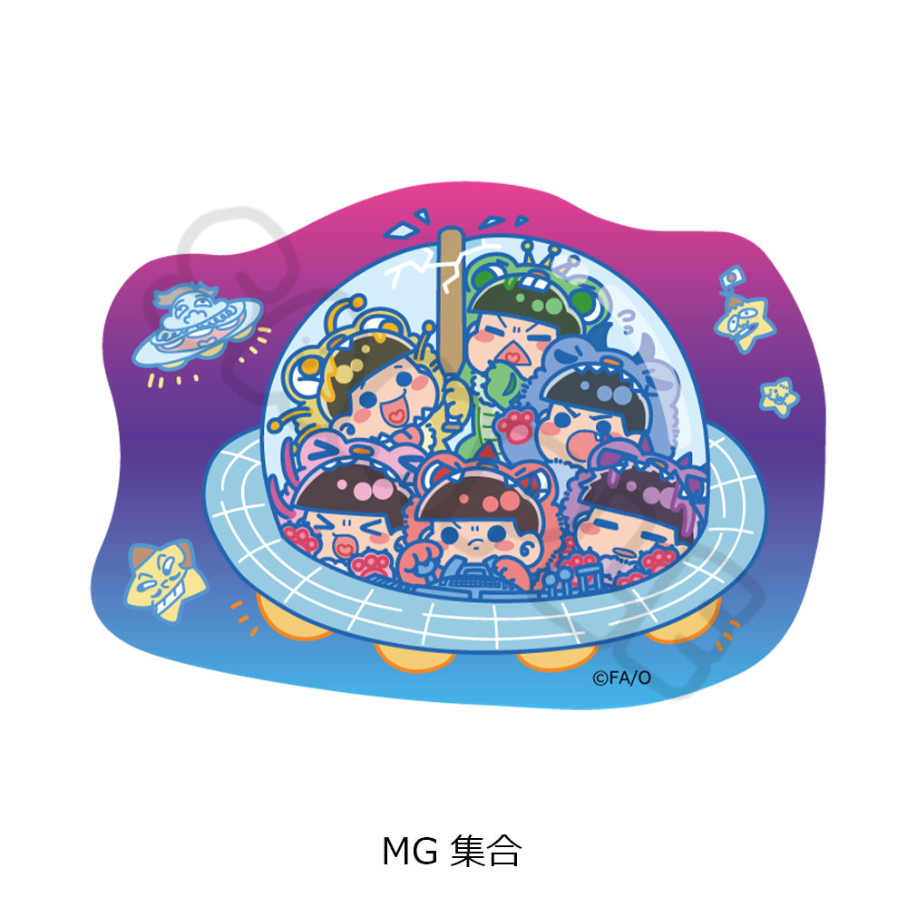 Osomatsu-san Vol. 2 Clear Card Sticker MG Group - Megahouse figures wholesale
