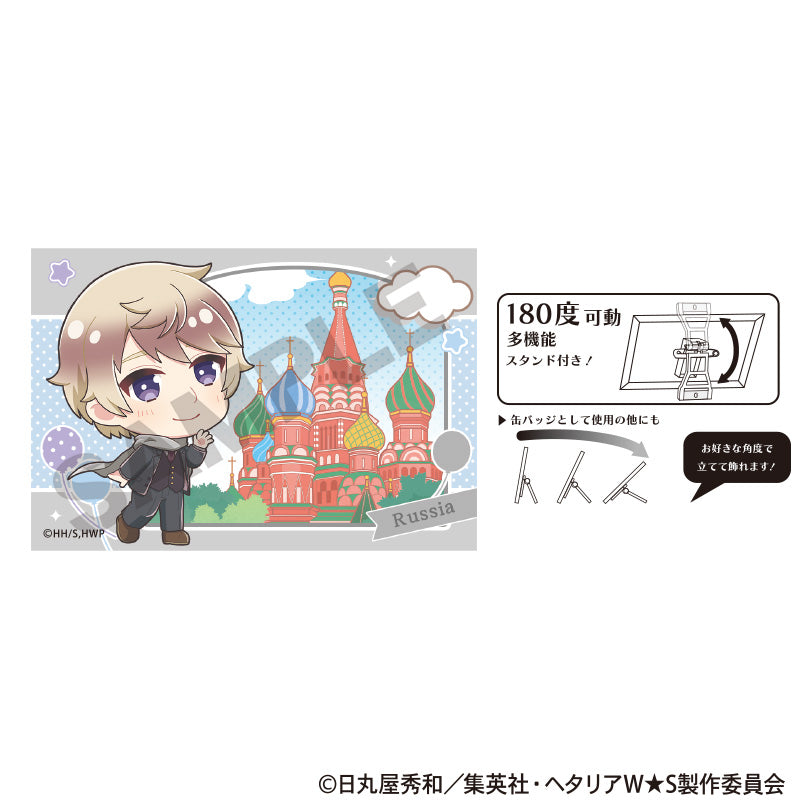 Hetalia World Stars Art Can Badge Russia Chimaniwa — anime figure wholesale price list