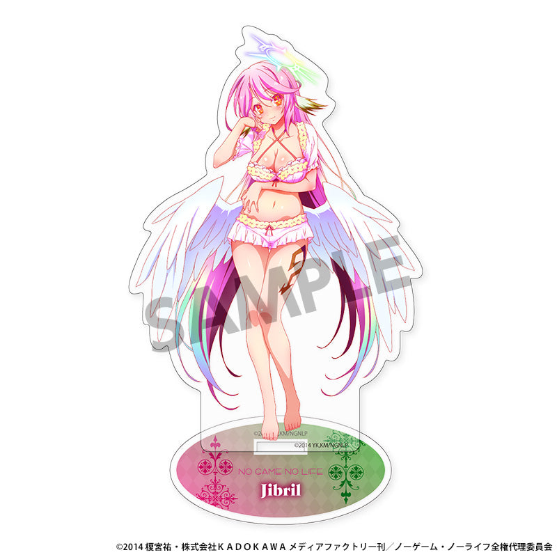 No Game No Life Original Illustration Acrylic Stand Jibril Nightwear Ver. — anime acrylic stand wholesale