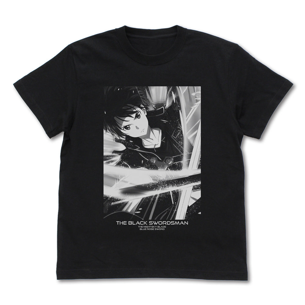 Sword Art Online Nitouryu Kirito T-shirt Black (S Size) - ConoFig wholesale supplier