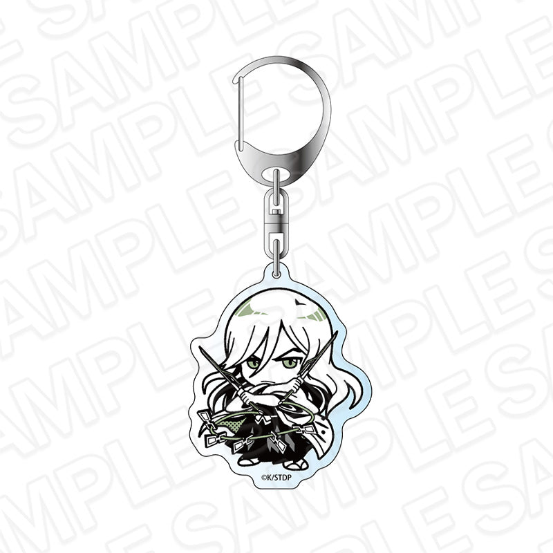 Bleach: Thousand-Year Blood War Acrylic Key Chain Monocolor Ukitake Jushiro — anime keychains wholesale