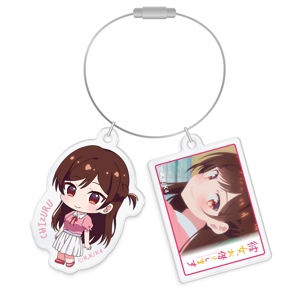 Rent-A-Girlfriend Season 4 Wire Acrylic Key Chain Mizuhara Chizuru - import anime figures wholesale from Japan