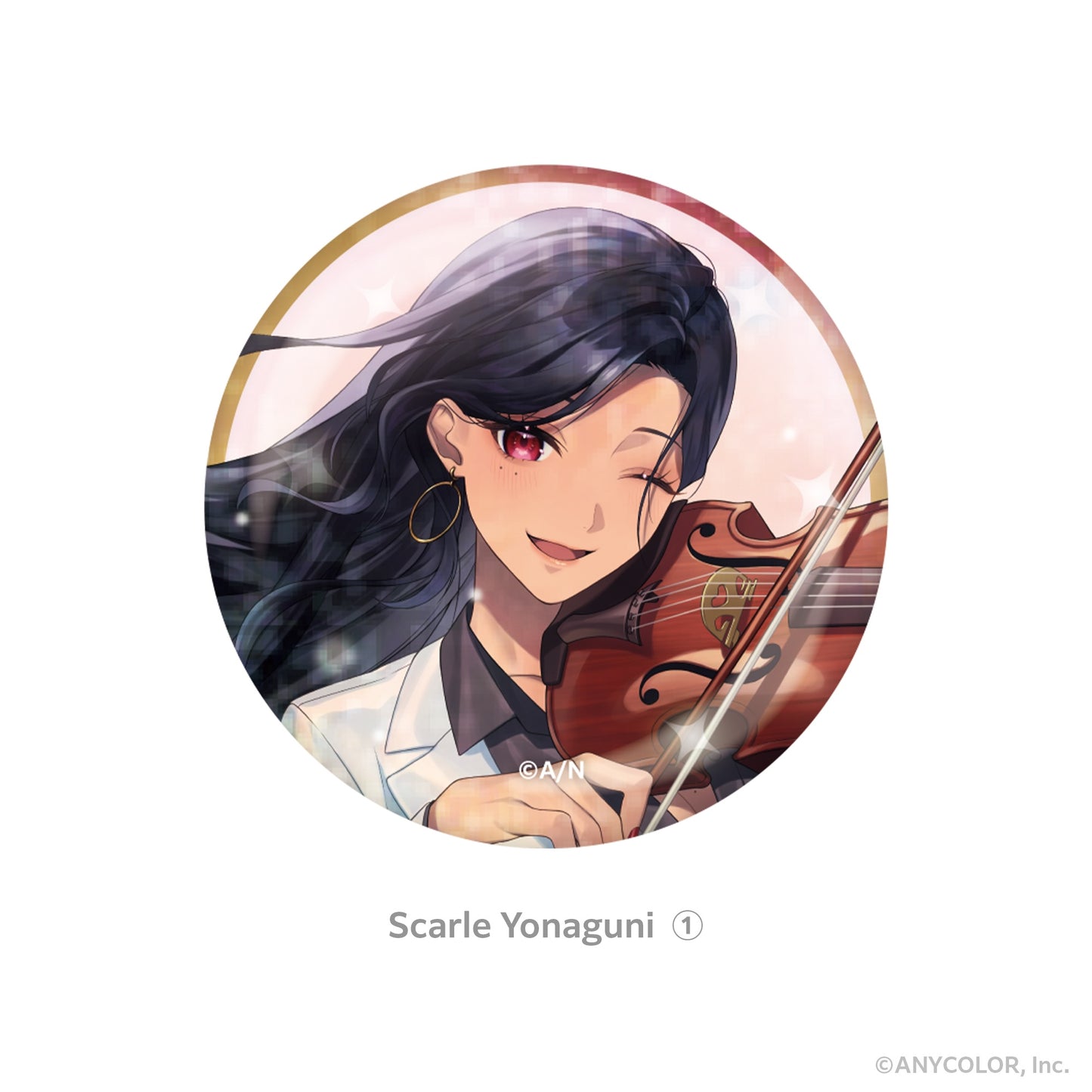 ILUNA Hologram Can Badge Scarle Yonaguni 1 — import anime figures wholesale from Japan