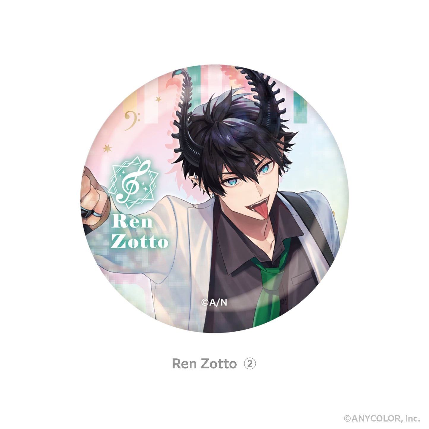 ILUNA Hologram Can Badge Ren Zotto 2 — anime store wholesale supplier