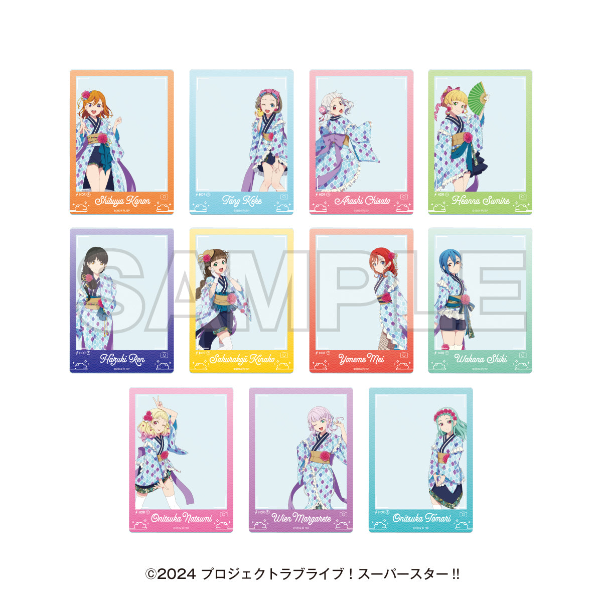 Love Live! Superstar!! Yumeguri Time with Liella! Trading Snap Style Photo Clear Card - SEGA figures wholesale