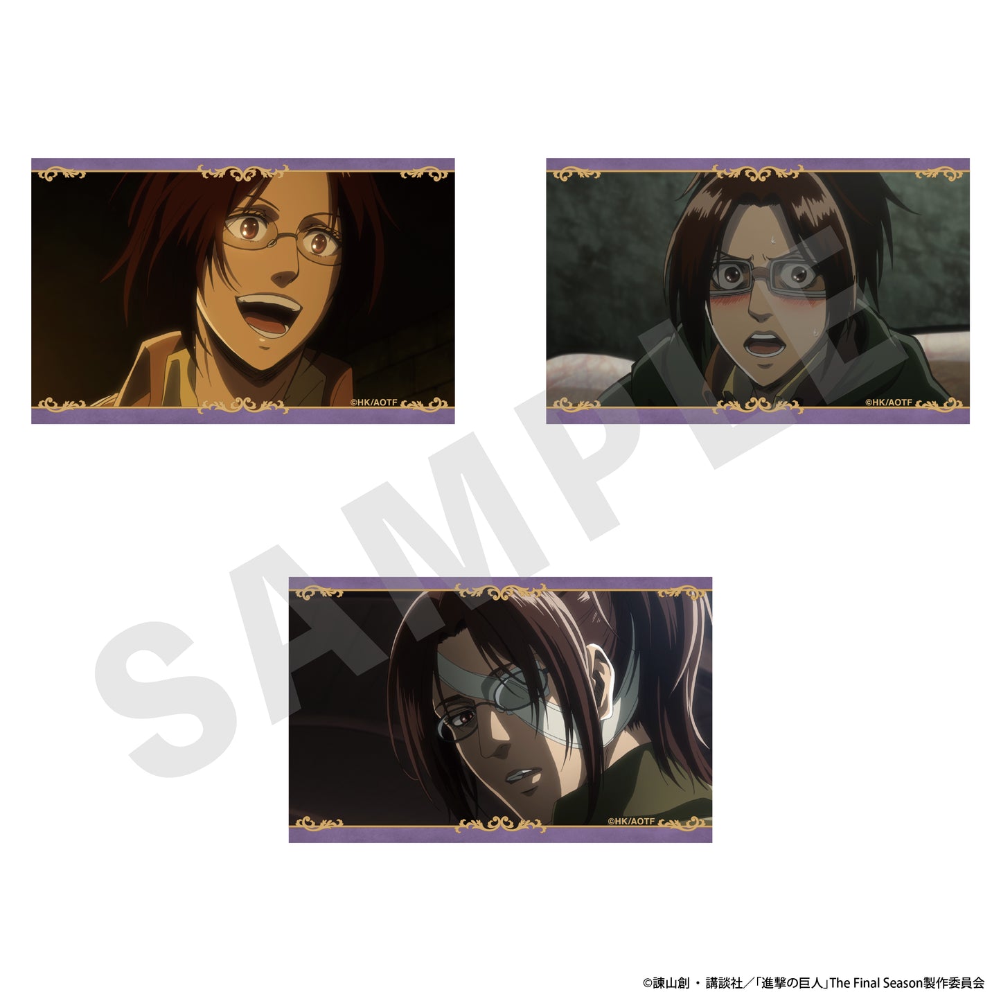 Attack on Titan Visual Card 3 Set A Hans — Japanese anime figures bulk supplier USA
