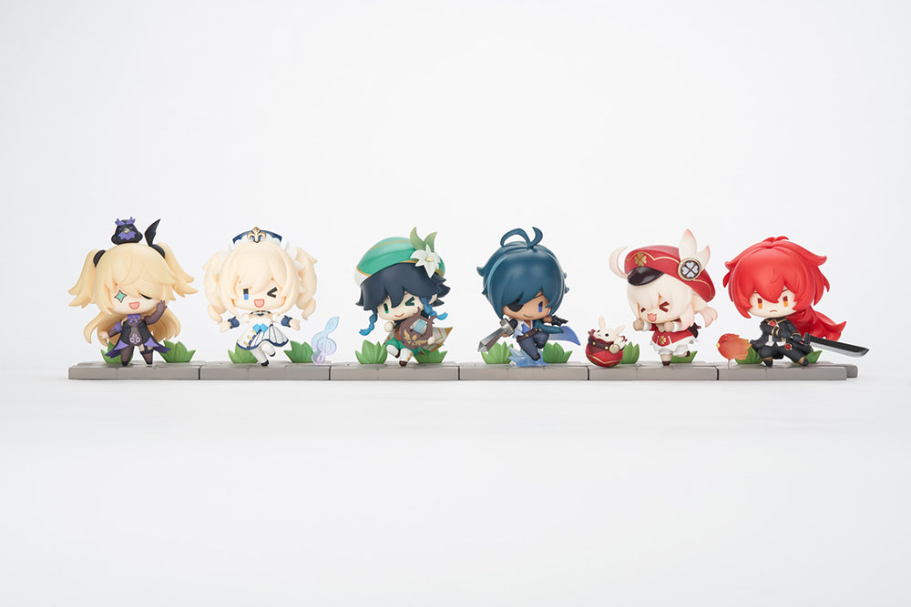 Genshin Impact Battle Scene Collection Figure Mondstadt Edition (Set of 6) - wholesale anime mini figures