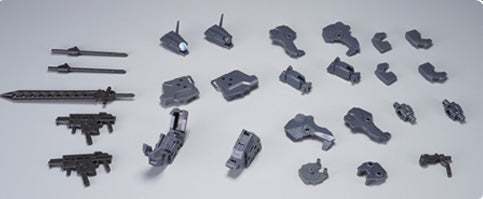 BIGFIREBIRD BUILD BIRD/BINARY NAPALM ARMOUR OPTION PARTS SET FOR FICEDULA PLASTIC MODEL KIT — anime model kits wholesale