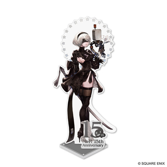 NieR Series 15th Anniversary Acrylic Stand 2B & Pod 042 — anime acrylic stand wholesale