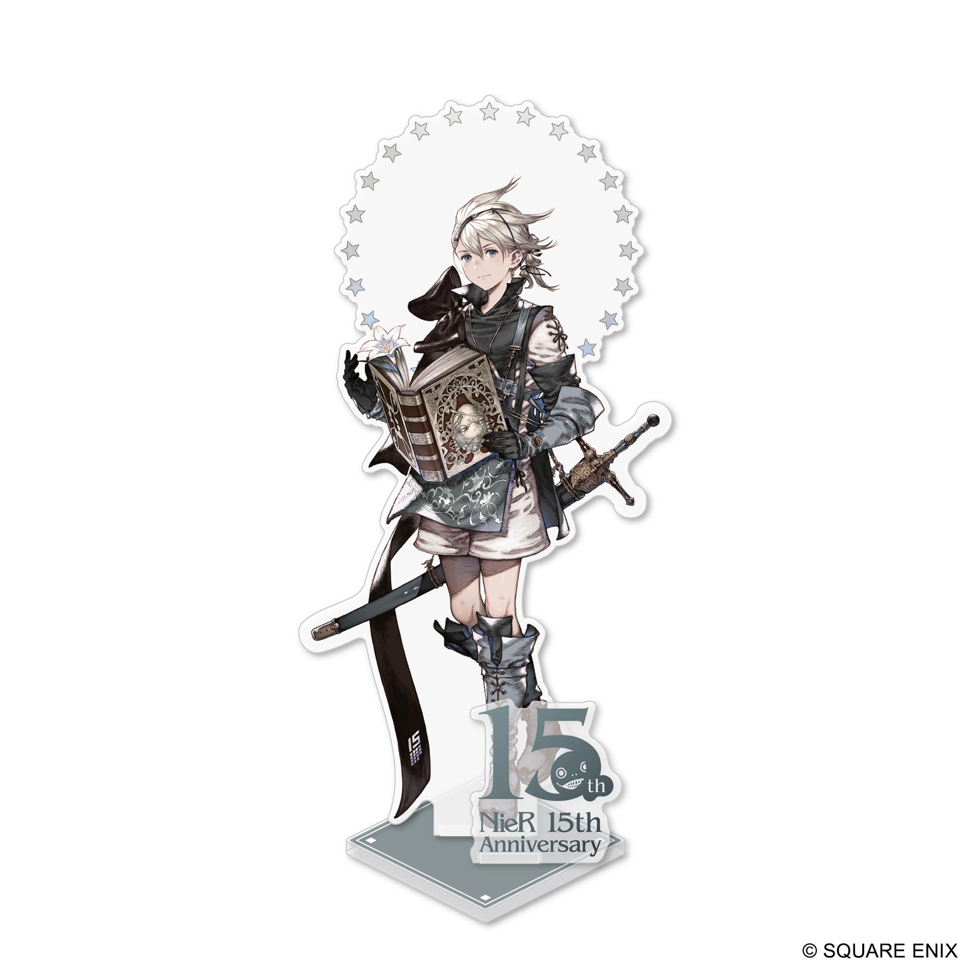 NieR Series 15th Anniversary Acrylic Stand Boy NieR & Grimoire Weiss — anime acrylic stand wholesale