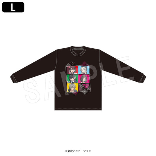 Girls Band Cry Long Sleeve T-shirt (L Size) ROUND1 Collaboration Ver. — where to buy anime figures wholesale USA