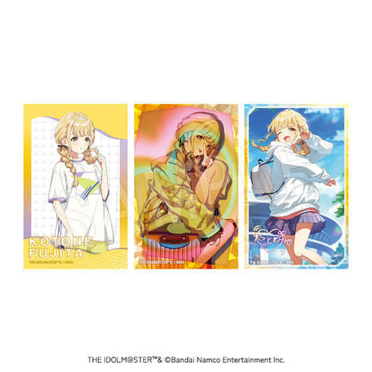 Gakuen Idolmaster Hard Bromide (3 Set) Fujita Kotone - anime model kits wholesale
