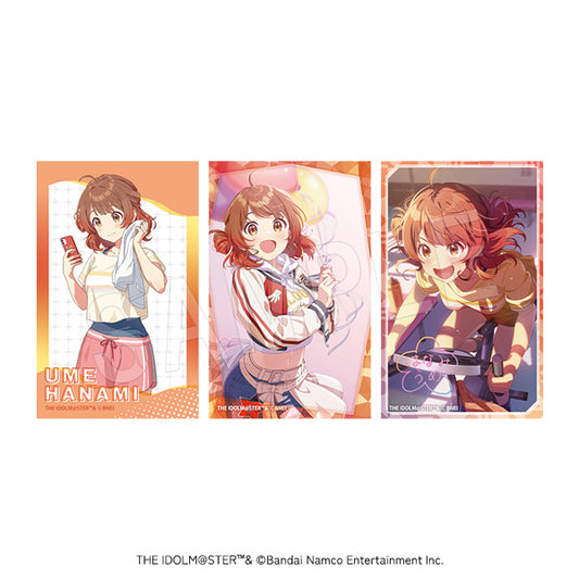 Gakuen Idolmaster Hard Bromide (3 Set) Hanami Ume - anime collectibles bulk distributor