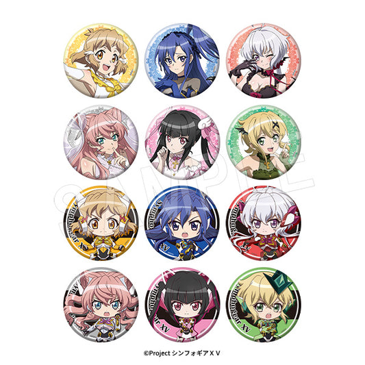 Senki Zessho Symphogear XV Trading Can Badge Angel & Devil Ver. - wholesale anime plush toys