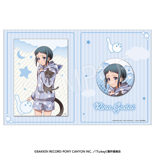 Turkey! Can Badge & Bromide Set Relaxing Time Ver. Godai Rina - anime model kits wholesale