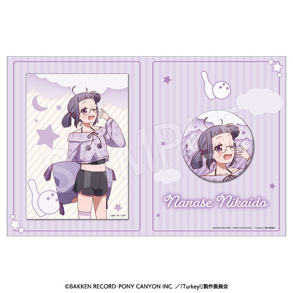 Turkey! Can Badge & Bromide Set Relaxing Time Ver. Nikaido Nanase - Mighty Jaxx figures wholesale