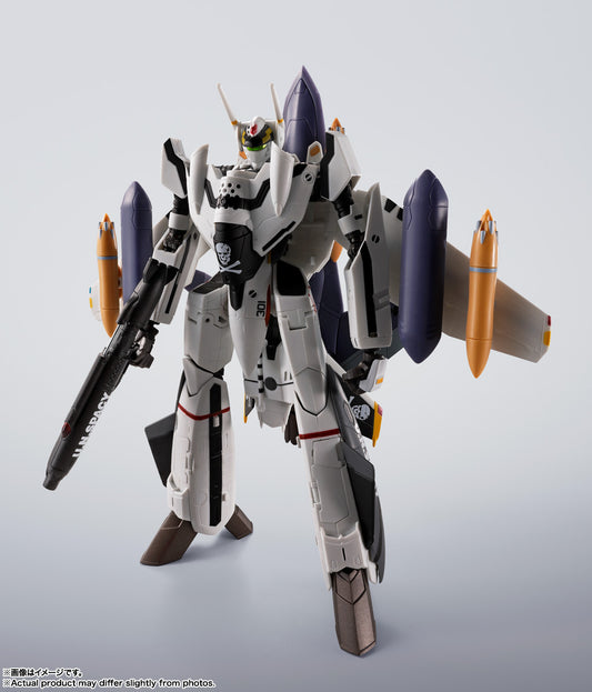 HI-METAL R Macross Zero VF-0S Phoenix (Roy Focker Fighter) + QF-2200D-B Ghost — Bandai anime figures wholesale