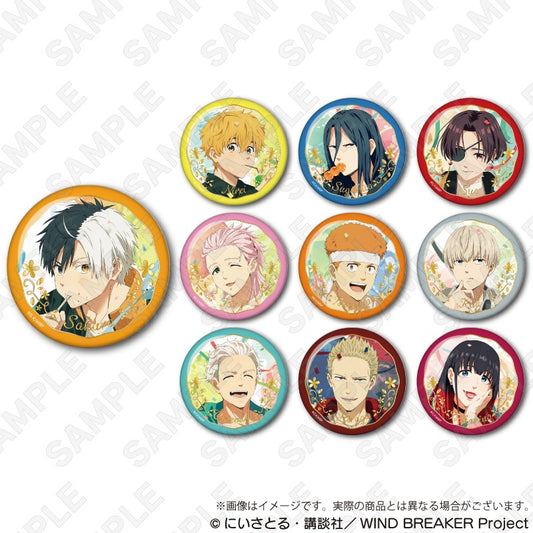 Wind Breaker Trading Gilding Style Can Badge Birthday Illustration Ver. — collectible anime toys wholesale