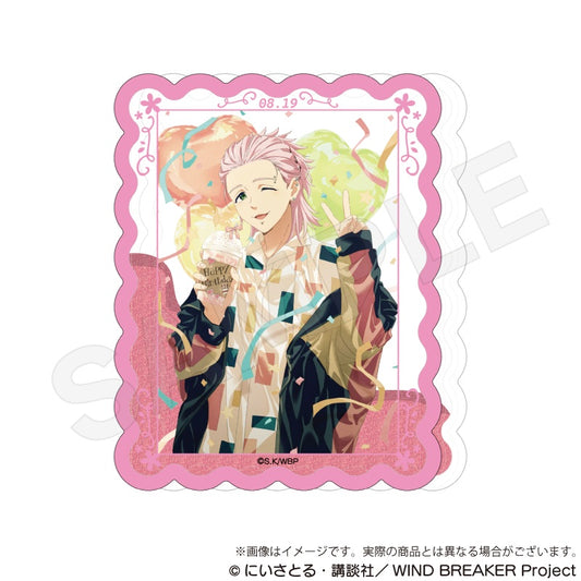 Wind Breaker Oil Acrylic Block Birthday Illustration Ver. Kiryu Mitsuki — Japanese anime figures bulk supplier USA