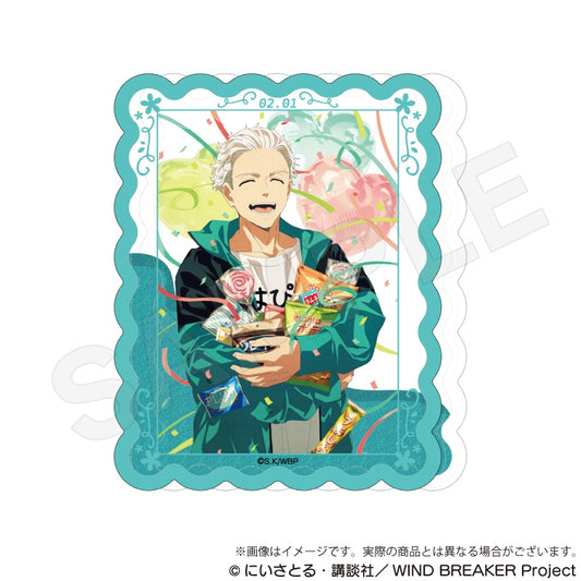 Wind Breaker Oil Acrylic Block Birthday Illustration Ver. Umemiya Hajime — anime figures wholesale near me