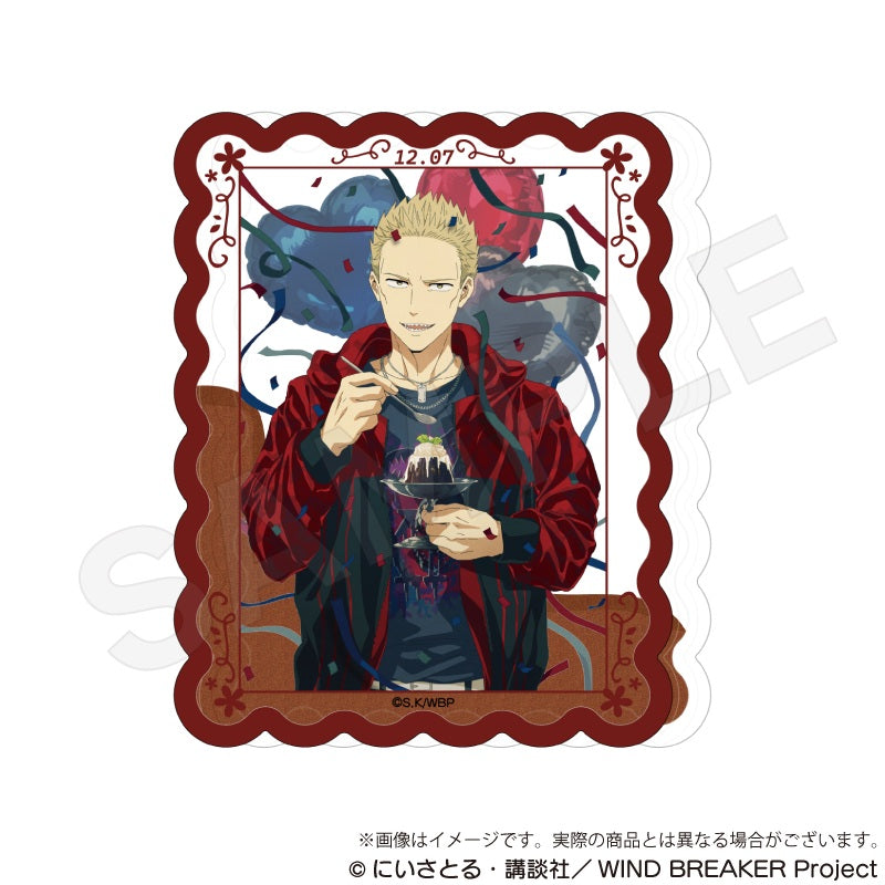 Wind Breaker Oil Acrylic Block Birthday Illustration Ver. Hiragi Toma — best anime merchandise wholesaler USA