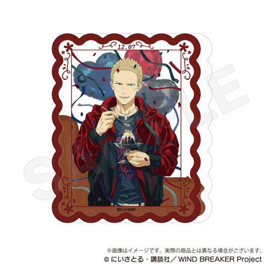 Wind Breaker Oil Acrylic Block Birthday Illustration Ver. Hiragi Toma — best anime merchandise wholesaler USA
