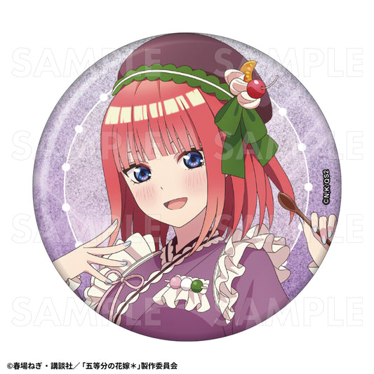 The Quintessential Quintuplets Specials 2 Japanese Parfait Dress Ver. 76mm Glitter Can Badge Nakano Nino — anime figure wholesale price list