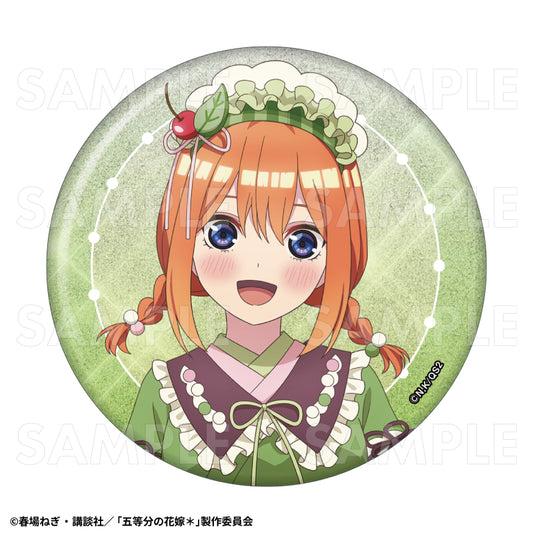 The Quintessential Quintuplets Specials 2 Japanese Parfait Dress Ver. 76mm Glitter Can Badge Nakano Yotsuba — where to buy anime figures wholesale USA