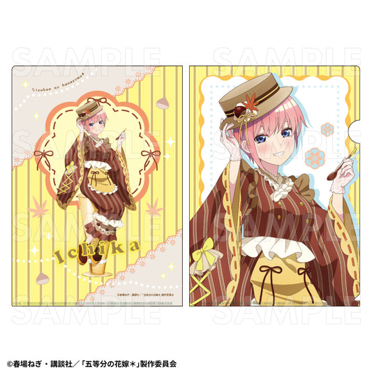 The Quintessential Quintuplets Specials 2 Japanese Parfait Dress Ver. Clear File Nakano Ichika — bulk anime toys for retailers USA