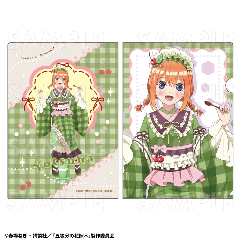 The Quintessential Quintuplets Specials 2 Japanese Parfait Dress Ver. Clear File Nakano Yotsuba — anime collectibles bulk distributor