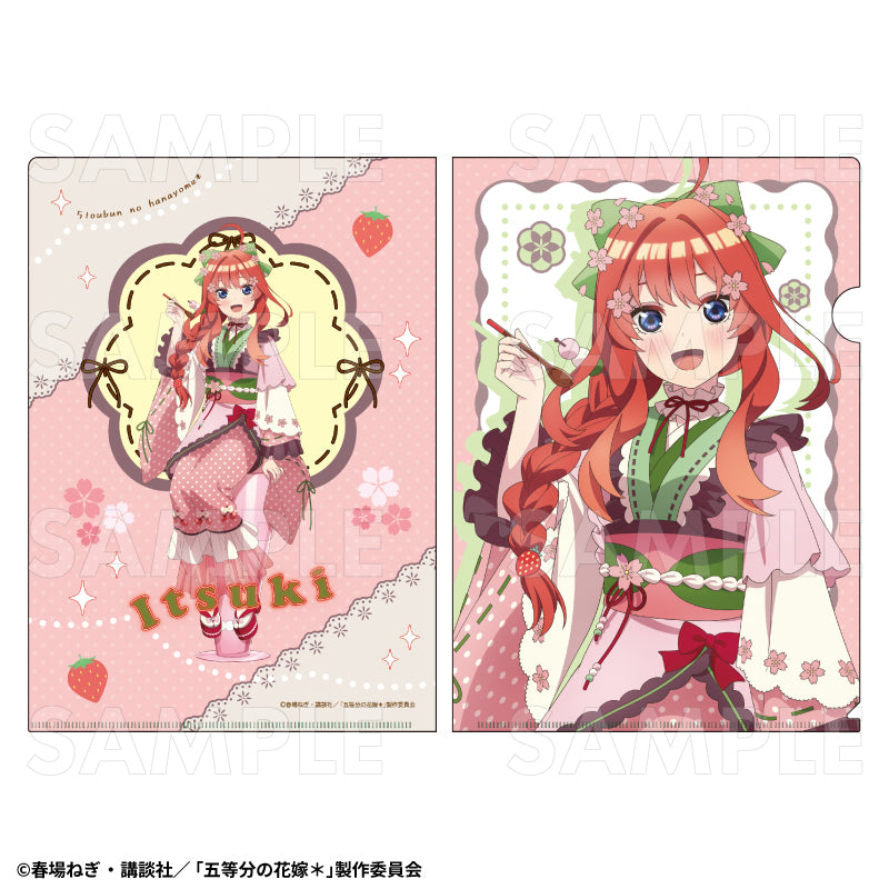 The Quintessential Quintuplets Specials 2 Japanese Parfait Dress Ver. Clear File Nakano Itsuki — anime figure dropshipping supplier