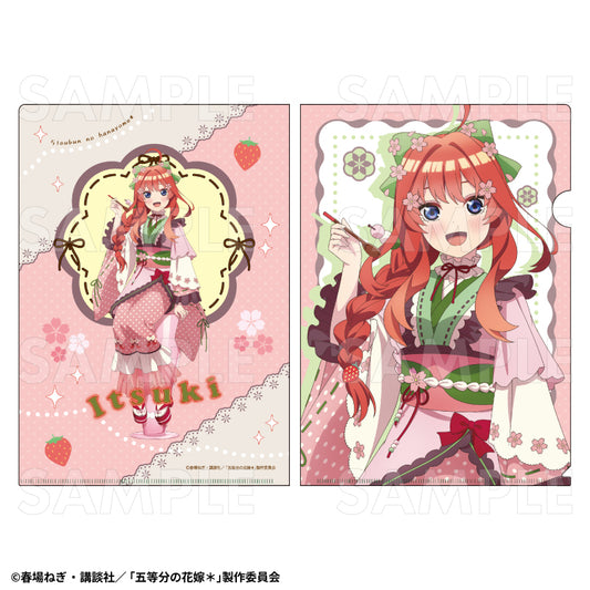 The Quintessential Quintuplets Specials 2 Japanese Parfait Dress Ver. Clear File Nakano Itsuki — anime figure dropshipping supplier
