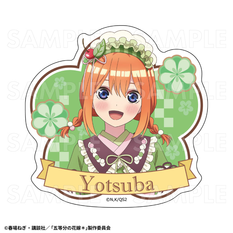 The Quintessential Quintuplets Specials 2 Japanese Parfait Dress Ver. Die-cut Sticker Nakano Yotsuba — bulk anime toys for retailers USA