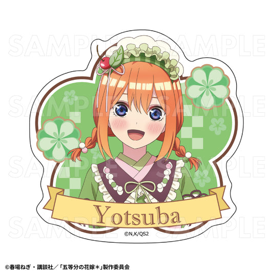 The Quintessential Quintuplets Specials 2 Japanese Parfait Dress Ver. Die-cut Sticker Nakano Yotsuba — bulk anime toys for retailers USA