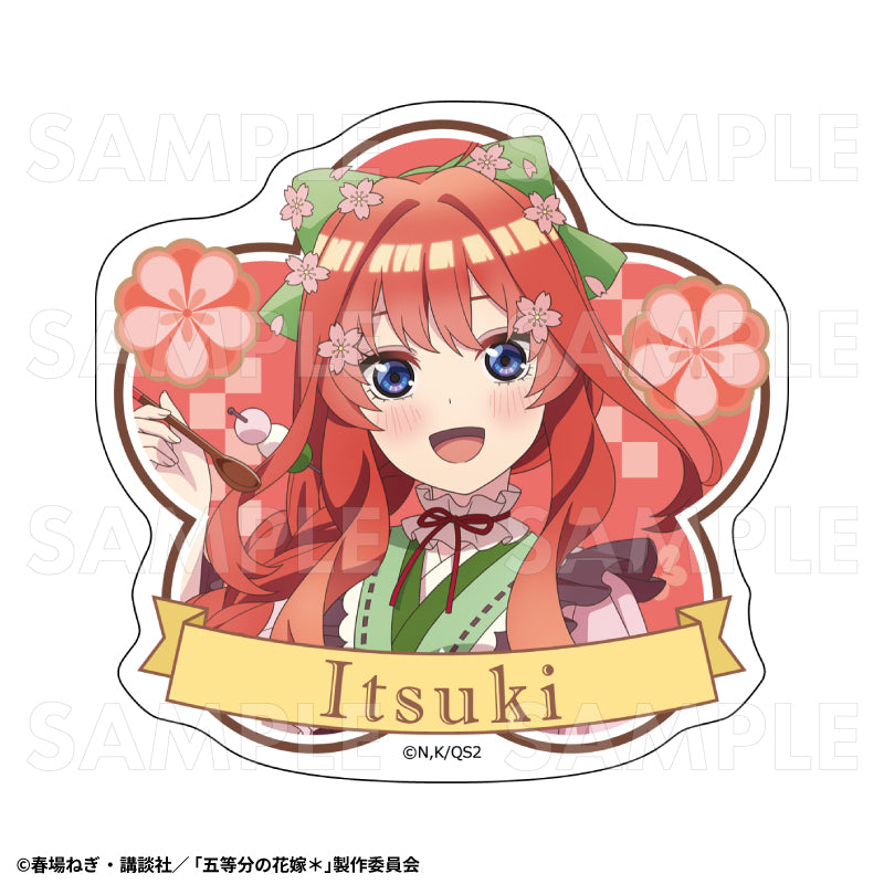 The Quintessential Quintuplets Specials 2 Japanese Parfait Dress Ver. Die-cut Sticker Nakano Itsuki — anime figures wholesale near me