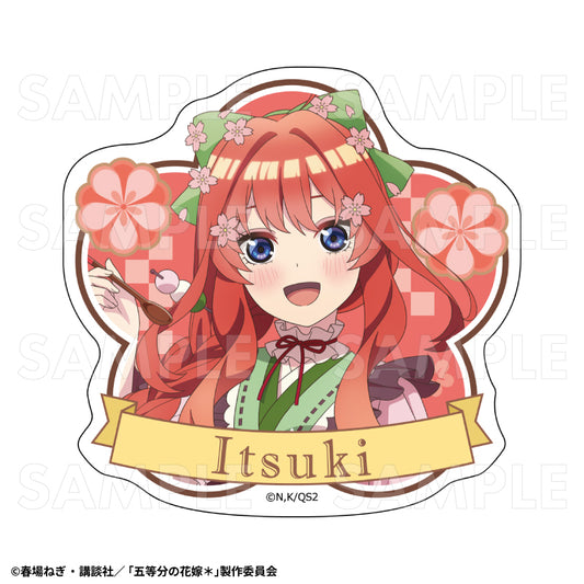 The Quintessential Quintuplets Specials 2 Japanese Parfait Dress Ver. Die-cut Sticker Nakano Itsuki — anime figures wholesale near me