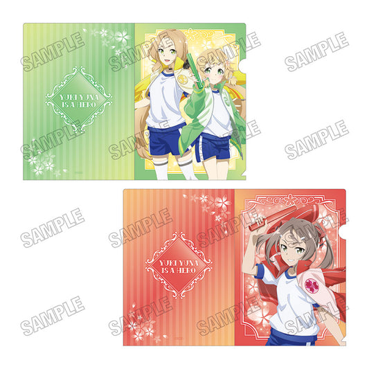 Yuki Yuna is a Hero Original Illustration Clear File Set Baton of Courage Exhibition Ver. B - ORANGE ROUGE figures wholesale