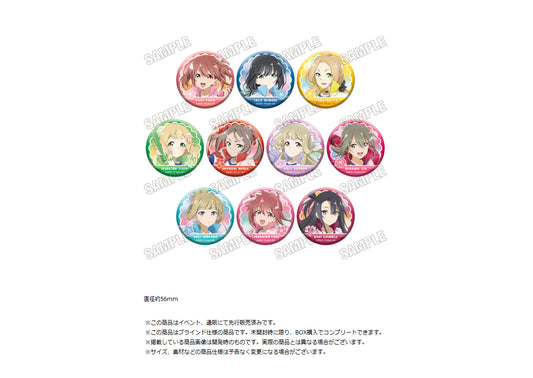 Yuki Yuna is a Hero Original Illustration Can Badge Collection Baton of Courage Exhibition Ver. - wholesale anime merchandise