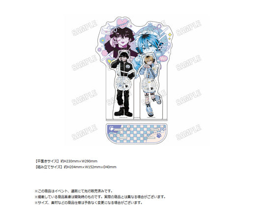 Dameo no Shiina-senpai to Yabao no Sasaki-kun Original Illustration Acrylic Diorama - Japanese anime wholesale USA