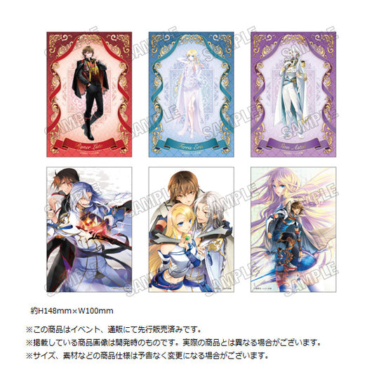 The Legend of the Legendary Heroes Illustration Card Set - anime blind box wholesale