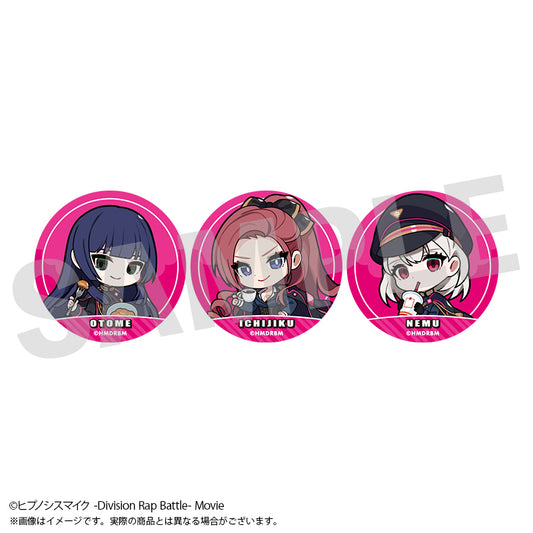Hypnosismic -Division Rap Battle- Can Badge Set — best anime merchandise wholesaler USA