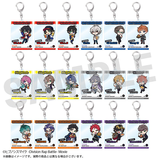 Hypnosismic -Division Rap Battle- Trading Photo Frame Acrylic Key Chain — anime keychains wholesale