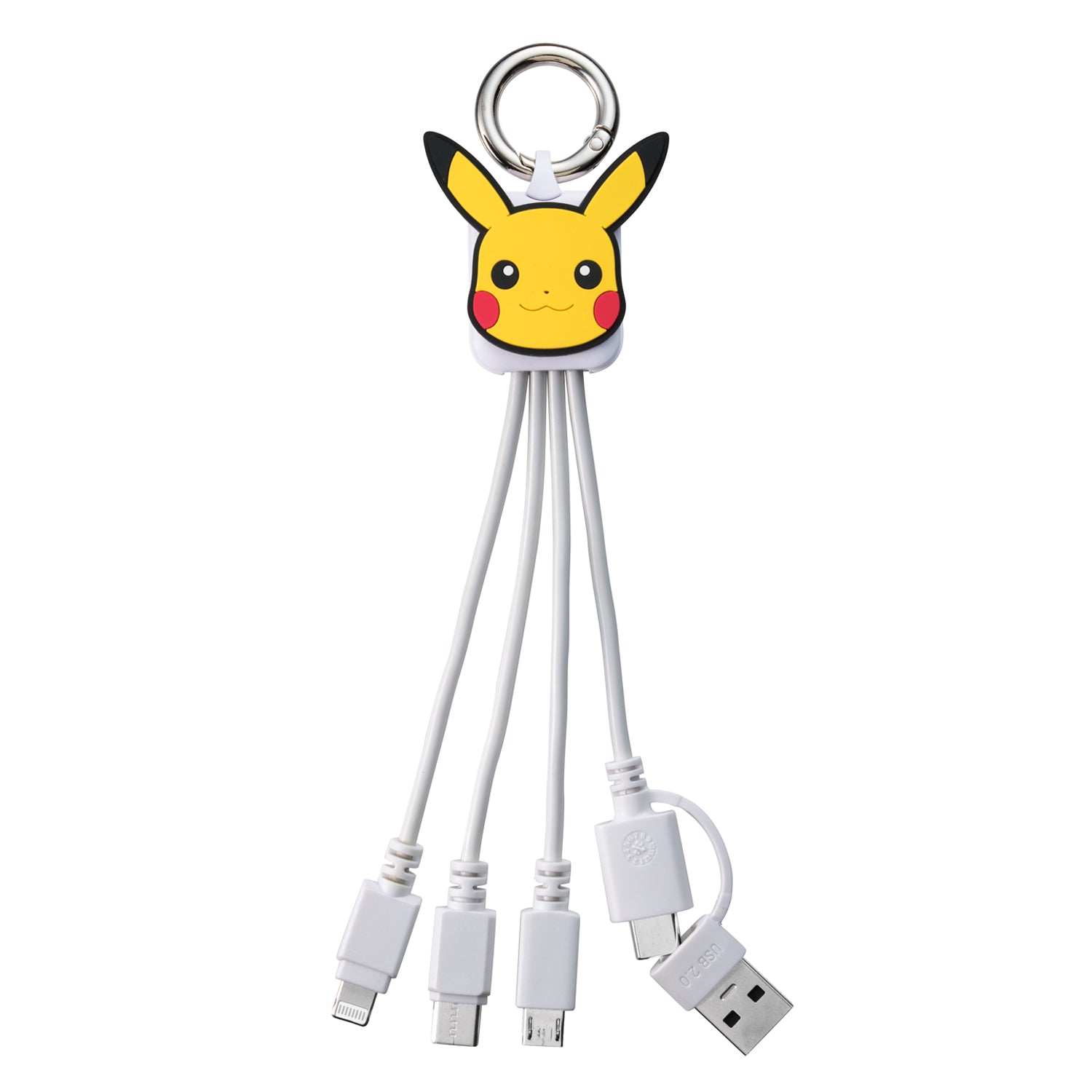 Pokemon 3 in 2 Multi Charge Cable Pikachu 2 - where to buy anime figures wholesale USA