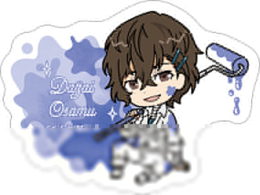 Bungo Stray Dogs Sticker Coveralls, Chibi Chara Dazai Osamu — import anime figures wholesale from Japan