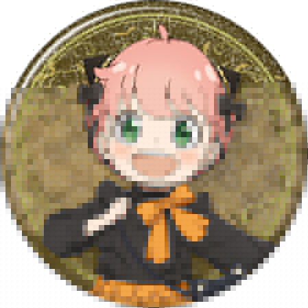 SPY x FAMILY Glitter Can Badge Anya Forger — import anime figures wholesale from Japan