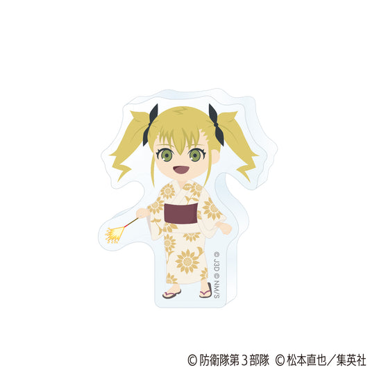 Kaiju No. 8 Mini Acrylic Block Chibi Chara Yukata Ver. Shinomiya Kikoru — import anime figures wholesale from Japan