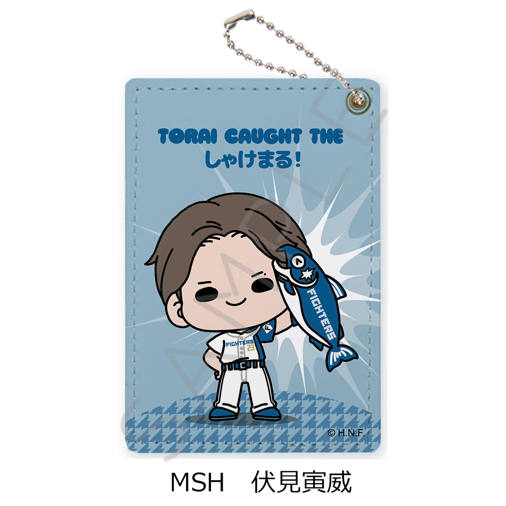 HOKKAIDO NIPPONHAM FIGHTERS Pass Case (Shakemaru Tsukamaeta!) mochocho-SH Torai Fushimi — anime store wholesale supplier