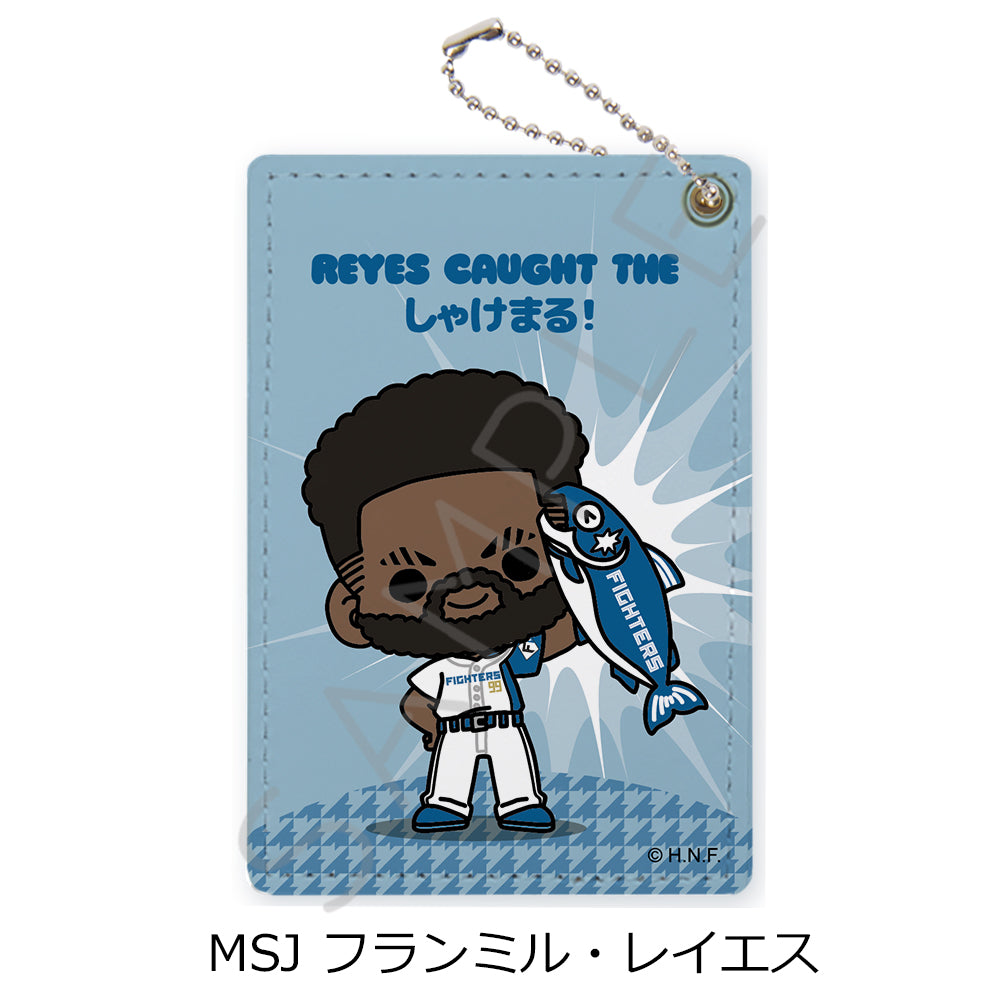 HOKKAIDO NIPPONHAM FIGHTERS Pass Case (Shakemaru Tsukamaeta!) mochocho-SJ Franmil Reyes — anime figures wholesale near me